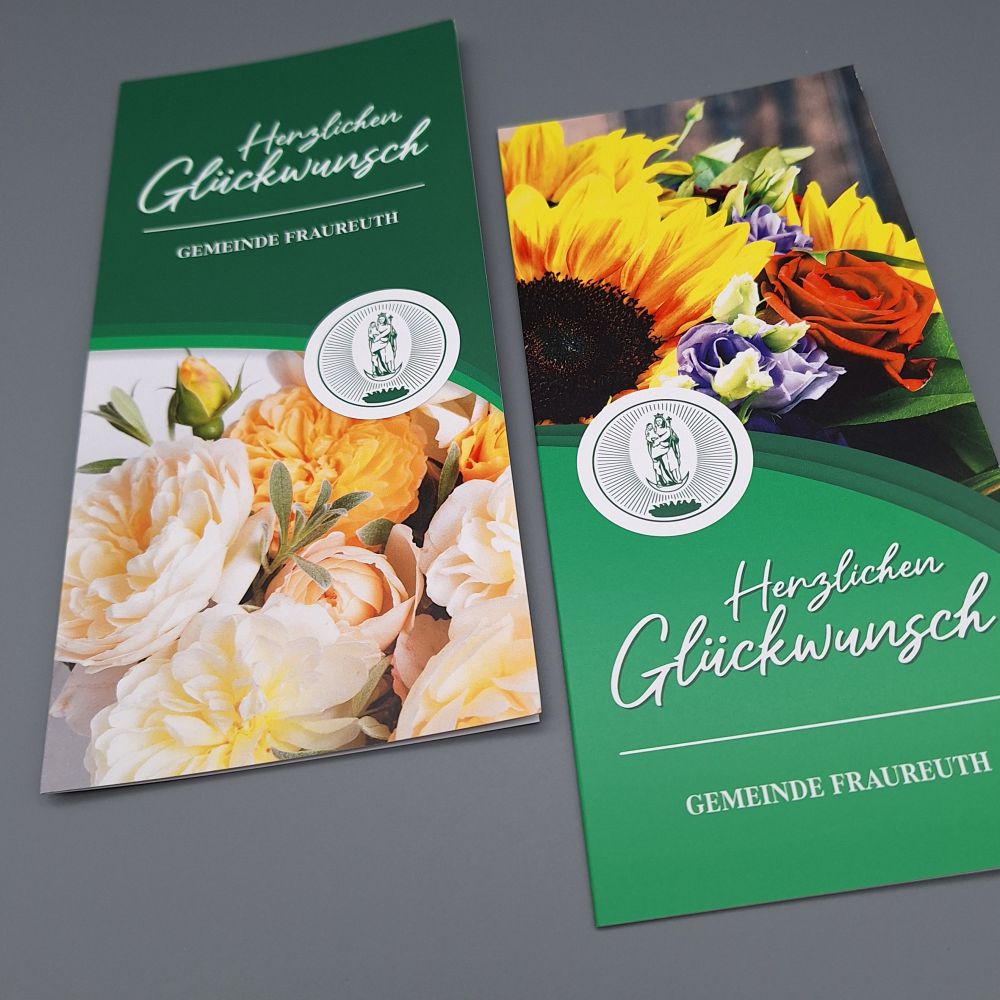 Individuelle Glückwunschkarten