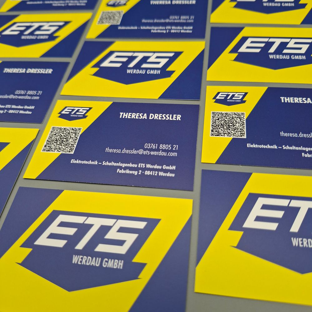 Visitenkarten mit QR-Code