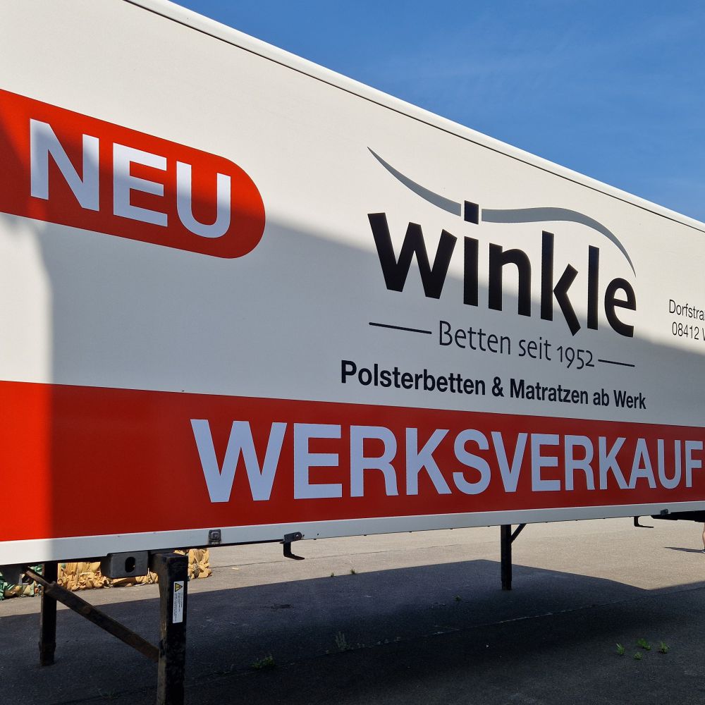 Folierung Lkw-Wechselbrücke