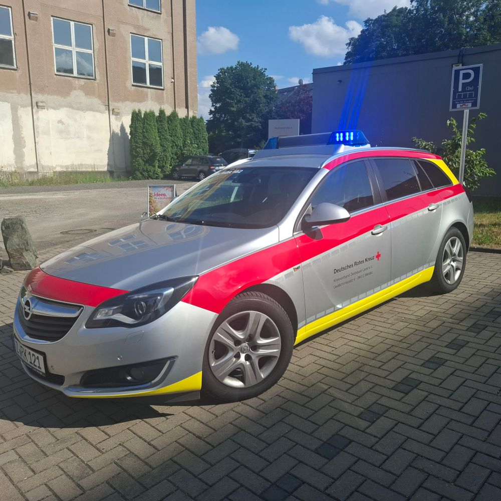 Umfolierung Einsatzfahrzeug