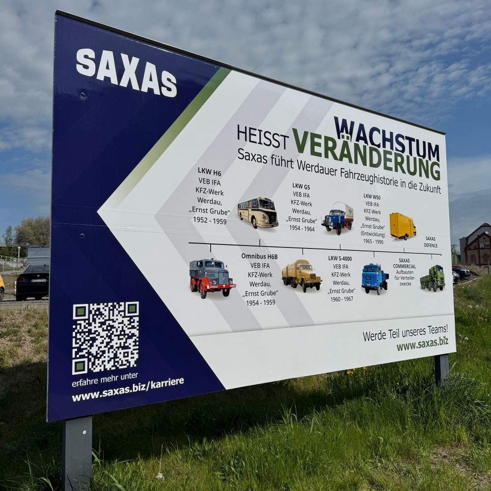 Neubeschriftung Schild