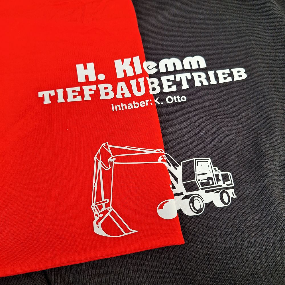Textilbeschriftung mittels Flexfolie