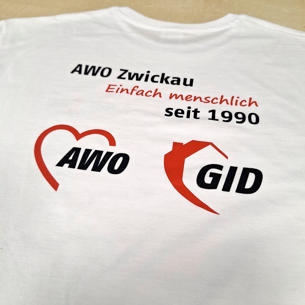 Textilbeschriftung mit Siebdruck