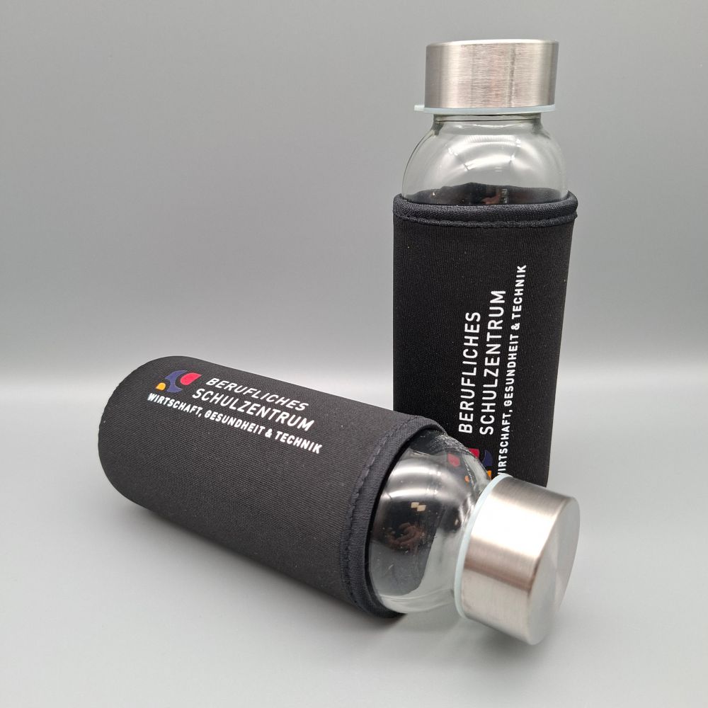 Glas-Trinkflasche